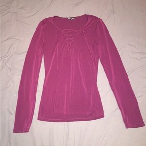 Express Lace Up Top